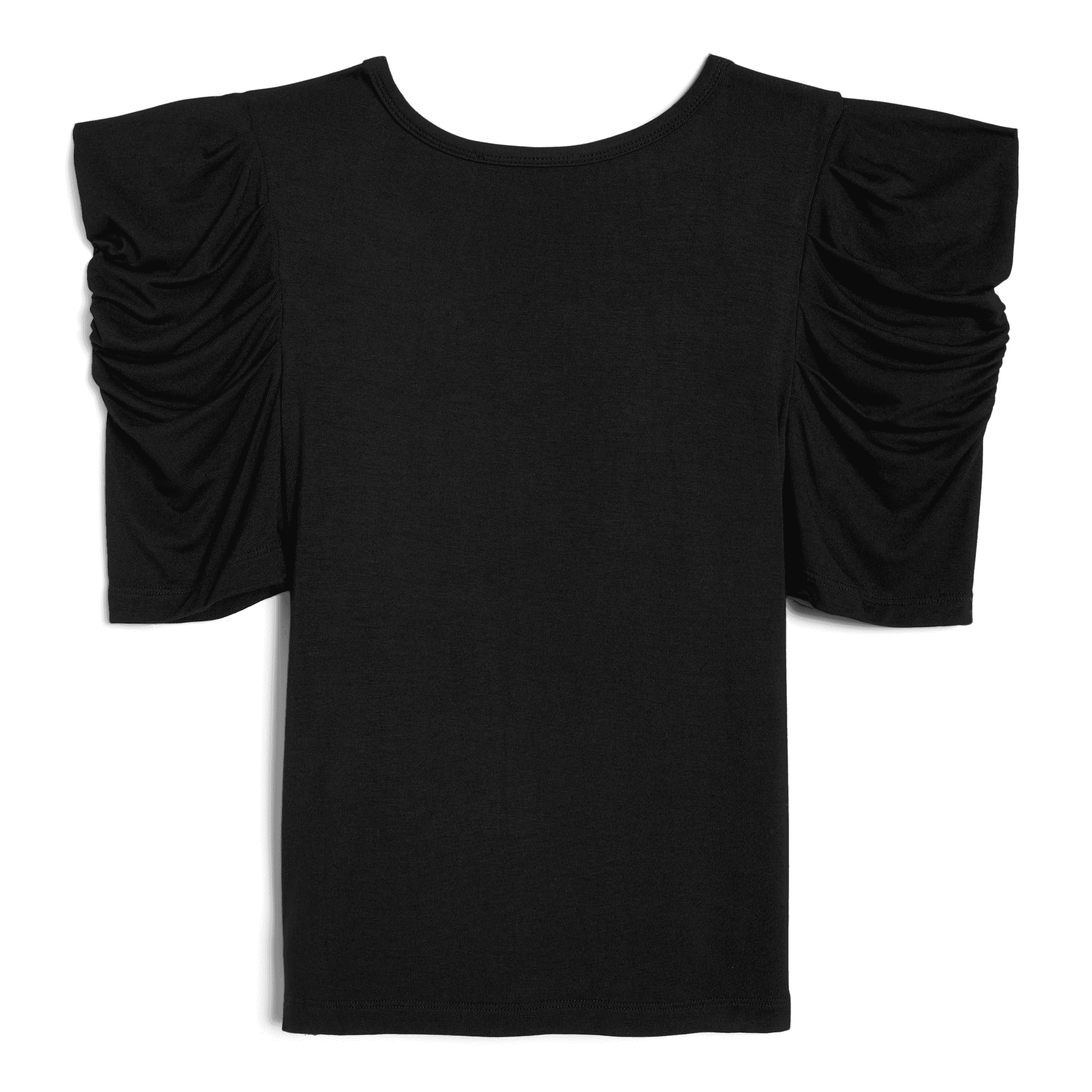 Girls Ruched Short Sleeve Top