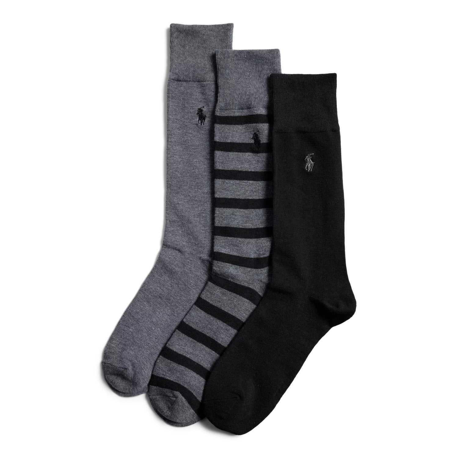 3-Pack Wide Stripe Socks