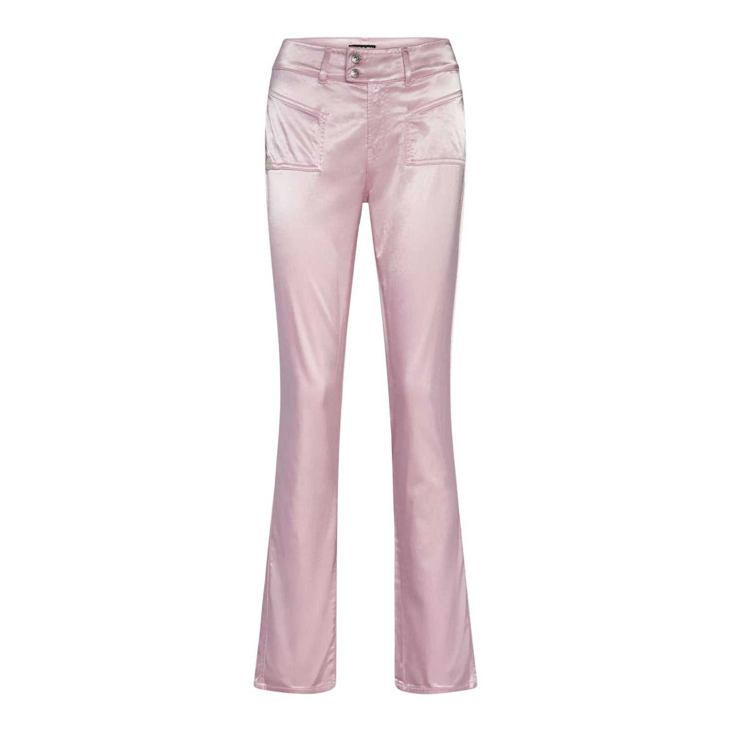 High Rise Satin Trousers