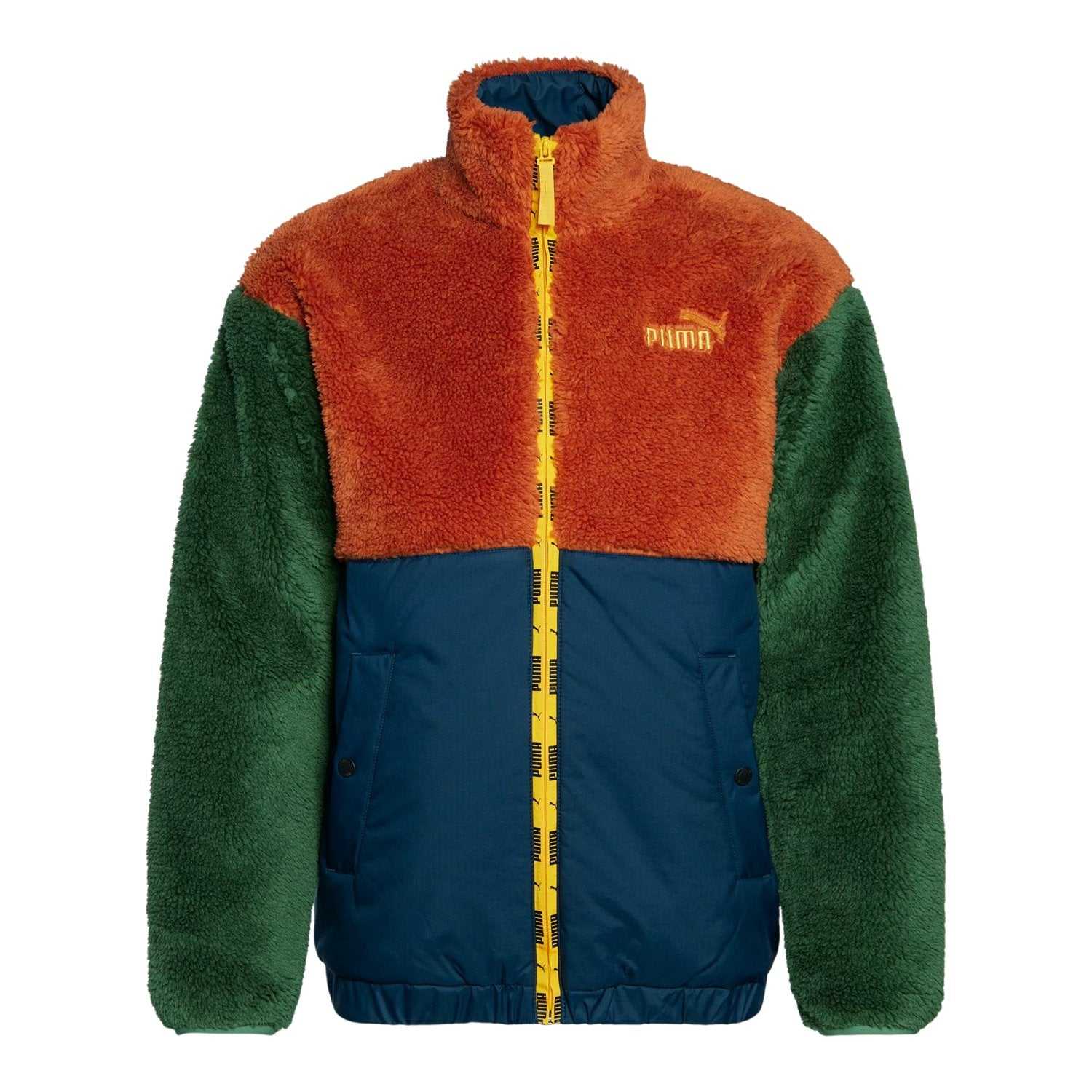 Colorblock Sherpa Jacket
